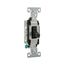 Commercial Toggle Switch, #14-10 Awg 15A 120/277V, Black, Load Type: Motor Control, Fan, 1-Pole, CS115BK