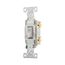 Commercial Toggle Switch, #14-10 Awg 15A 120/277V, Gray, Load Type: Motor Control, Fan, 1-Pole, CS115GY