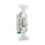 Commercial Toggle Switch, #14-10 Awg 15A 120/277V, Gray, Load Type: Motor Control, Fan, 1-Pole, CS115GY