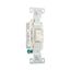 Commercial Toggle Switch, #14-10 Awg 15A 120/277V, Light Almond, Load Type: Motor Control, Fan, CS115LA