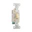 Commercial Toggle Switch, #14-10 Awg 15A 120/277V, Ivory, Load Type: Motor Control, Fan, 1-Pole, CS115V