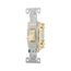 Commercial Toggle Switch, #14-10 Awg 15A 120/277V, Ivory, Load Type: Motor Control, Fan, 1-Pole, CS115V