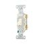 Commercial Toggle Switch, #14-10 Awg 20A, 120/277V Almond, Load Type: Motor Control, Fan, 1-Pole, CS120A