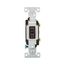 Commercial Toggle Switch, #14-10 Awg 20A, 120/277V, Brown, Load Type: Motor Control, Fan, 1-Pole, CS120B