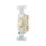 Commercial Toggle Switch, #14-10 Awg 20A, 120/277V, Ivory, Load Type: Motor Control, Fan, 1-Pole, CS120V