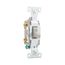 Commercial Toggle Switch, #14-10 Awg 15A, 120/277V, Gray, Load Type: Motor Control, Fan, 2-Pole, CS215GY