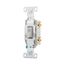 Commercial Toggle Switch, #14-10 Awg 15A, 120/277V, Gray, Load Type: Motor Control, Fan, 2-Pole, CS215GY