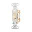 Commercial Toggle Switch, #14-10 Awg 15A, 120/277V, Ivory, Load Type: Motor Control, Fan, 2-Pole, CS215V