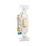 Commercial Toggle Switch, #14-10 Awg 15A, 120/277V, Ivory, Load Type: Motor Control, Fan, 2-Pole, CS215V