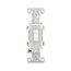 Commercial Toggle Switch, #14-10 Awg 15A, 120/277V, Load Type: Motor Control, Fan, 2-Pole, CS215W