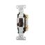 Commercial Toggle Switch, #14-10 Awg 20A, 120/277V, Brown, Load Type: Motor Control, Fan, 2-Pole, CS220B