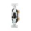 Commercial Toggle Switch, #14-10 Awg 20A, 120/277V, Black, Load Type: Motor Control, Fan, 2-Pole, CS220BK