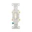 Commercial Toggle Switch, #14-10 Awg 20A, 120/277V, Light Almond, Load Type: Motor Control, Fan, CS220LA