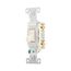 Commercial Toggle Switch, #14-10 Awg 20A, 120/277V, Light Almond, Load Type: Motor Control, Fan, CS220LA