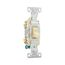 Commercial Toggle Switch, #14-10 Awg 20A, 120/277V, Ivory, Load Type: Motor Control, Fan, 2-Pole, CS220V