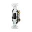 Commercial Grade Toggle Switch, #14-10 Awg, 15A, 120/277V, Side Wire, Screw, Black, 3-Way, CS315BK