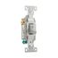 Commercial Grade Toggle Switch, #14-10 Awg, 15A, 120/277V, Side Wire, Screw, Gray, 3-Way, CS315GY