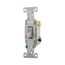 Commercial Grade Toggle Switch, #14-10 Awg, 15A, 120/277V, Side Wire, Screw, Gray, 3-Way, CS315GY