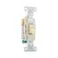 Commercial Grade Toggle Switch, #14-10 Awg, 15A, 120/277V, Side Wire, Screw, Ivory, 3-Way, CS315V