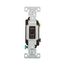 Commercial Grade Toggle Switch, #14-10 Awg, 20A, 120/277V, Side Wire, Screw, Brown, 3-Way, CS320B