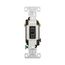 Commercial Grade Toggle Switch, #14-10 Awg, 20A, 120/277V, Side Wire, Screw, Black, 3-Way, CS320BK
