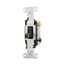 Commercial Grade Toggle Switch, #14-10 Awg, 20A, 120/277V, Side Wire, Screw, Black, 3-Way, CS320BK