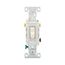 Commercial Grade Toggle Switch, #14-10 Awg, 20A, 120/277V, Side Wire, Screw, Light Almond, 3-Way, CS320LA