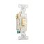 Commercial Grade Toggle Switch, #14-10 Awg, 20A, 120/277V, Side Wire, Screw, Ivory, 3-Way, CS320V