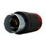 Locking Plug, #10-6Awg, 50A, 125V, Back Wiring, Black, Red, 2-Pole, 3-Wire, 0.44 To 1.06 In, CS6361EX