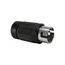 Locking Plug, #10-6Awg, 50A, 125/250V, Back Wiring, Black, 3-Pole, 4-Wire, 0.44 To 1.25", CS6365EXBK