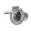 Locking Flanged Inlet w/ Lid, #10-6Awg, 50A, 125V, Steel, 2-Pole, 3-Wire, CS6378