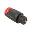 Locking Connector, #10-6Awg, 50A, 480V, Black, Red, 3-Pole, 4-Wire, 0.44 To 1.06 In, CS8164EX