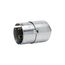 Locking Plug, #10-6Awg, 50A, 250V, Steel,Armored, 2-Pole, 3-Wire, Steel, 0.68 To 1.13", CS8265