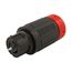 Locking Connector, #10-6Awg, 50A, 480V, Black, Red, 2-Pole, 3-Wire, 0.44 To 1.06 In, CS8464EX