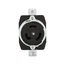 Locking Receptacle, #10-6Awg, 50A, 480V, Back Wiring, Black, Single, 2-Pole, 3-Wire, Steel, CS8469