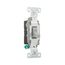 Commercial Toggle Switch, #14-10 Awg 15A 120/277V, Gray, Load Type: Motor Control, Fan, 1-Pole, CSB115GY