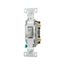 Commercial Toggle Switch, #14-10 Awg 15A 120/277V, Gray, Load Type: Motor Control, Fan, 1-Pole, CSB115GY