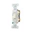 Commercial Toggle Switch, #14-10 Awg 15A 120/277V, Light Almond, Load Type: Motor Control, Fan, CSB115LA