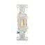 Toggle Switch, #14-10 Awg 15A, 120/277V, Ivory, Load Type Motor Control, Fan, 1-Pole, CSB115STV-SP