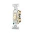 Commercial Toggle Switch, #14-10 Awg 15A 120/277V, Ivory, Load Type: Motor Control, Fan, 1-Pole, CSB115V
