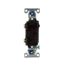 Commercial Toggle Switch, #14-10 Awg 20A, 120/277V, Brown, Load Type: Motor Control, Fan, 1-Pole, CSB120B