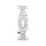 Commercial Toggle Switch, #14-10 Awg 20A, 120/277V, Load Type: Motor Control, Fan, 1-Pole, Pvc, CSB120W