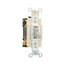 Commercial Toggle Switch, #14-10 Awg 15A, 120/277V, Gray, Load Type: Motor Control, Fan, 2-Pole, CSB215GY