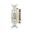 Commercial Toggle Switch, #14-10 Awg 15A, 120/277V, Gray, Load Type: Motor Control, Fan, 2-Pole, CSB215GY