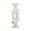 Commercial Toggle Switch, #14-10 Awg 15A 120/277V, Light Almond, Load Type: Motor Control, Fan, CSB215LA
