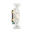 Commercial Toggle Switch, #14-10 Awg 15A 120/277V, Light Almond, Load Type: Motor Control, Fan, CSB215LA