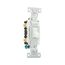 Commercial Toggle Switch, #14-10 Awg 15A, 120/277V, Load Type: Motor Control, Fan, 2-Pole, CSB215W