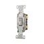 Commercial Toggle Switch, #14-10 Awg 20A, 120/277V, Gray, Load Type: Motor Control, Fan, 2-Pole, CSB220GY