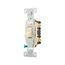 Commercial Toggle Switch, #14-10 Awg 20A, 120/277V, Ivory, Load Type: Motor Control, Fan, 2-Pole, CSB220V