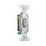 Commercial Grade Toggle Switch, #14-10 Awg, 15A, 120/277V, Back & Side, Screw, Gray, 3-Way, CSB315GY
